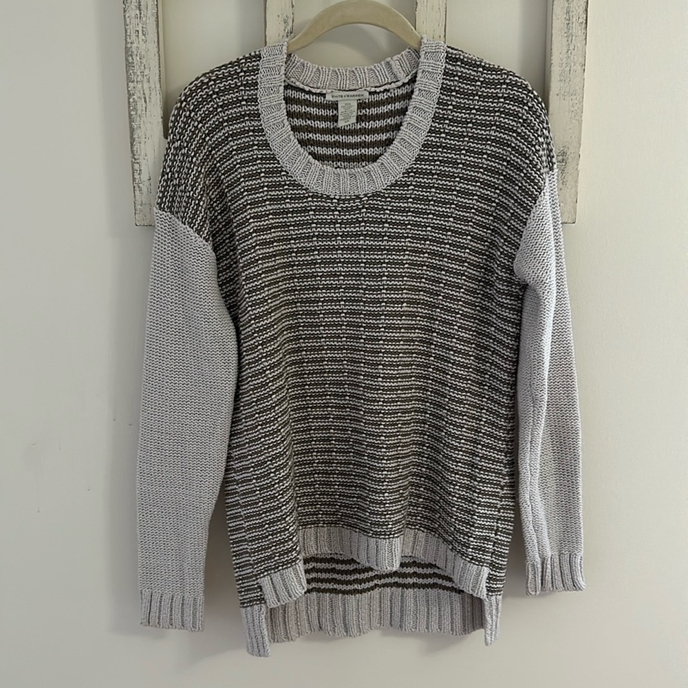 White + Warren Crew Sweater